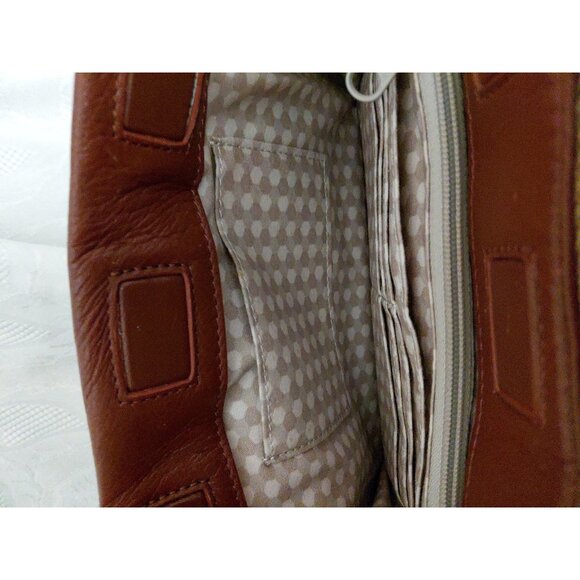 Brighton Brice Organizer & Hobo Shoulder Handbag Beige & Brown - Picture 13 of 16